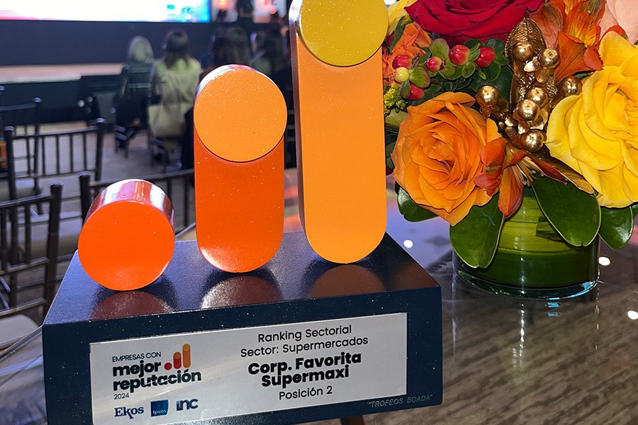 Corporación Favorita fue reconocido con sus marcas Supermaxi y Supermercados Akí como marcas con Mejor Reputación 2024 por parte de IPSOS - EKOS Corporación Favorita fue reconocido con sus marcas Supermaxi y Supermercados Akí como marcas con Mejor Reputación 2024 por parte de IPSOS - EKOS
